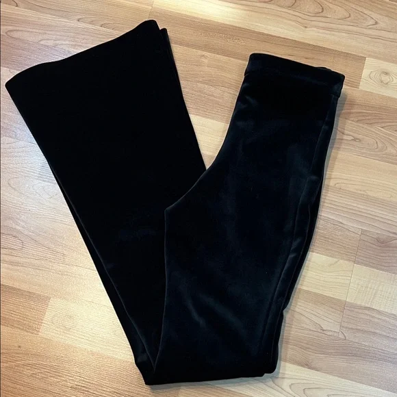 NADINE MERABI Davina Elegant Black Velvet Flare Trousers Size 4(S) New - Picture 5 of 9